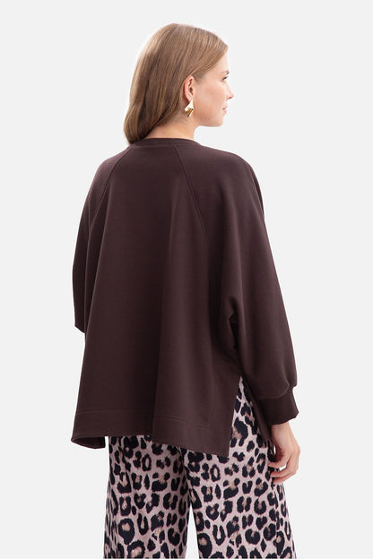 Sweatshirt oversize en coton structuré – Contour | Zachoo