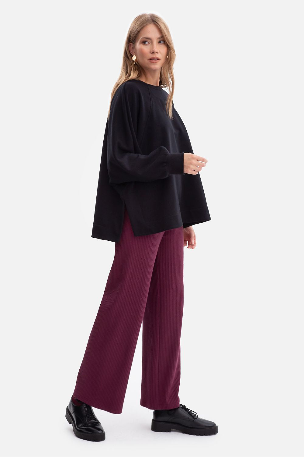 Sweatshirt oversize en coton structuré – Contour | Zachoo