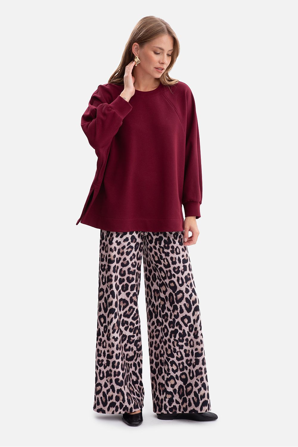 Sweatshirt oversize en coton structuré – Contour | Zachoo