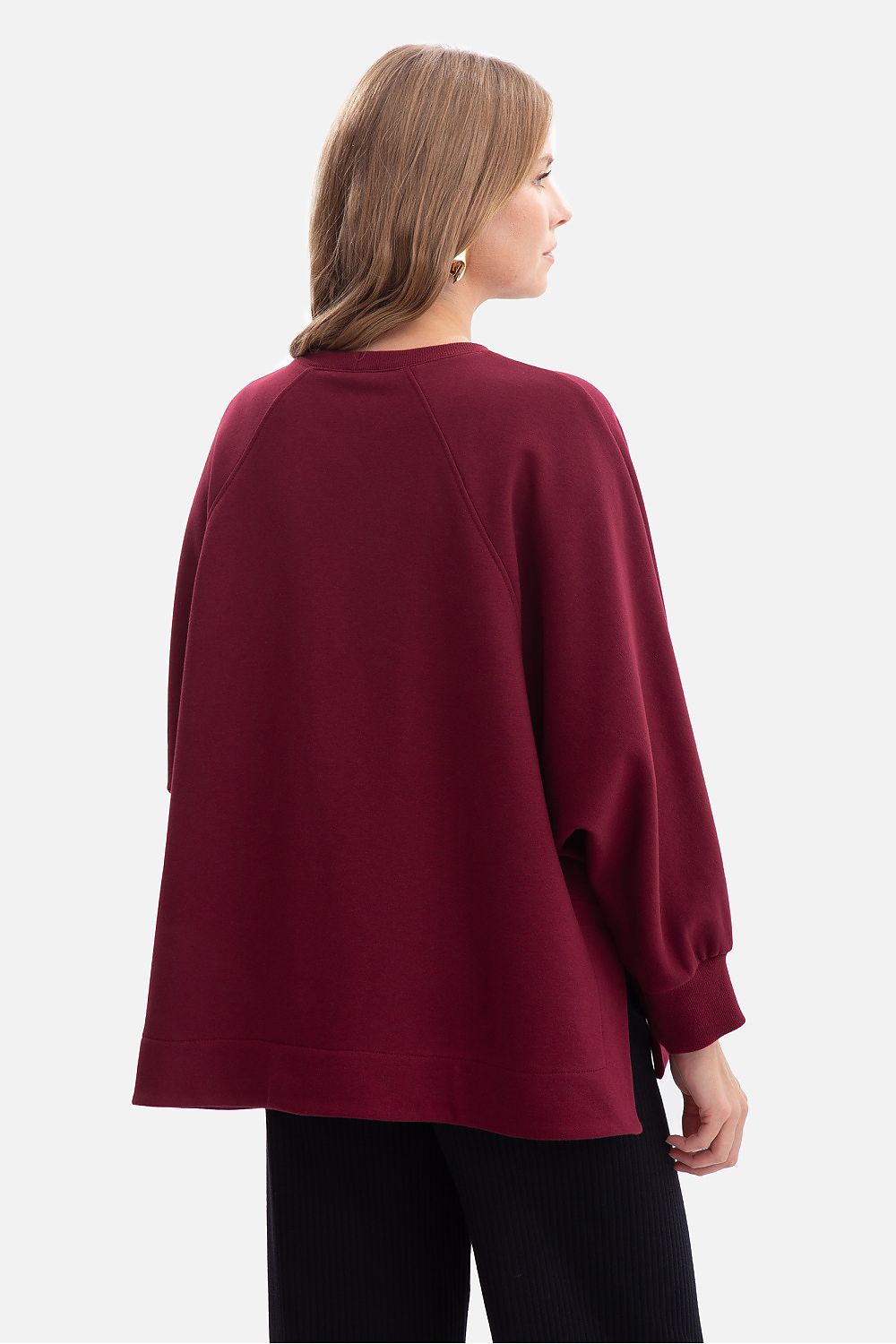 Sweatshirt oversize en coton structuré – Contour | Zachoo