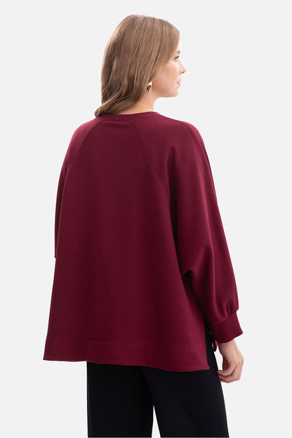 Sweatshirt oversize en coton structuré – Contour | Zachoo