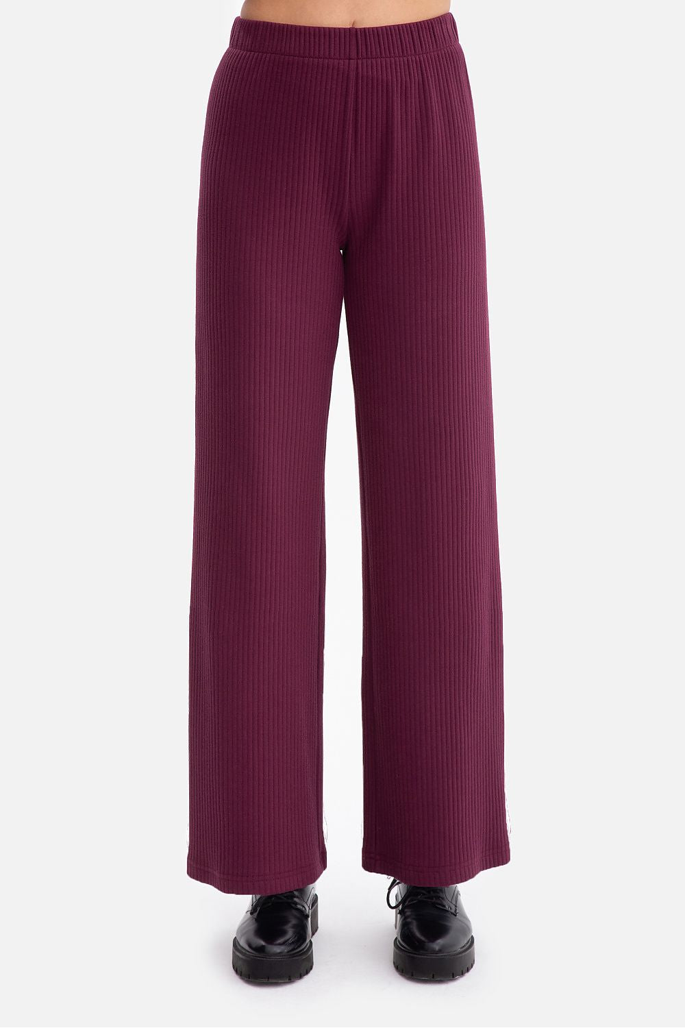 Pantalon côtelé femme en coton - Loden violet | Zachoo