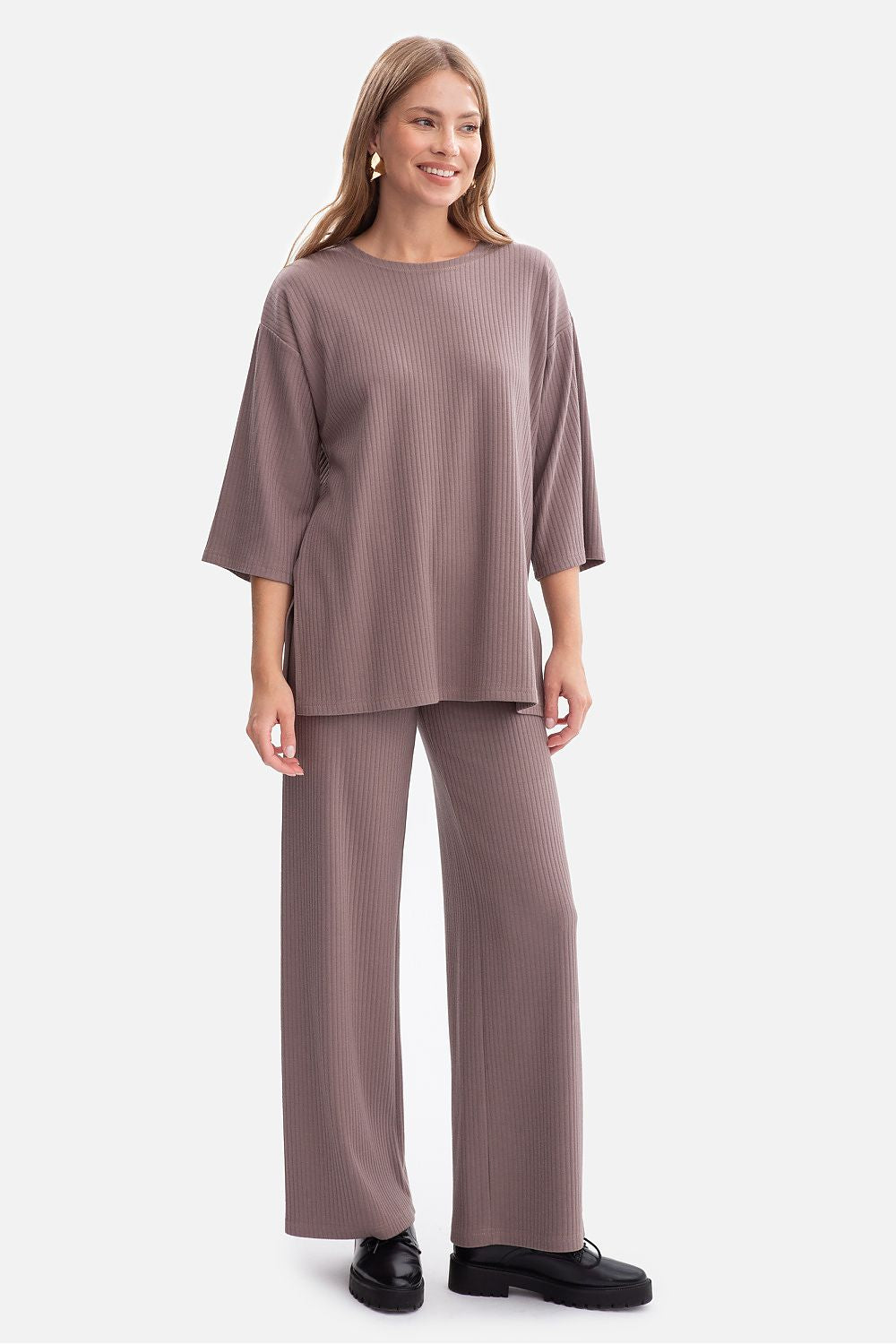 Pantalon côtelé femme en coton - Loden | Zachoo