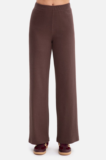 Pantalon côtelé femme en coton - Loden brun clair | Zachoo