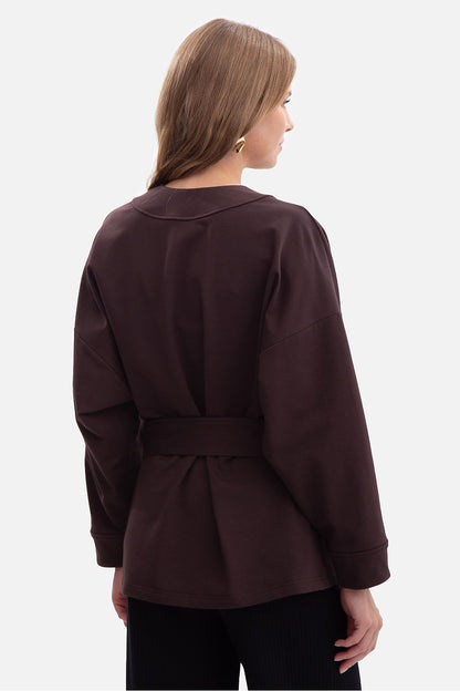 Sweatshirt femme ceinturé - Éclipse | Zachoo