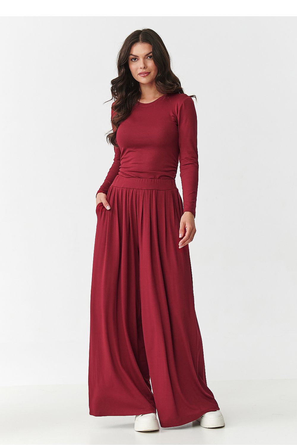 Ensemble femme viscose – Viscelya rouge | Zachoo