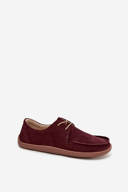Chaussures basses femme en daim naturel – Barellia | Zachoo