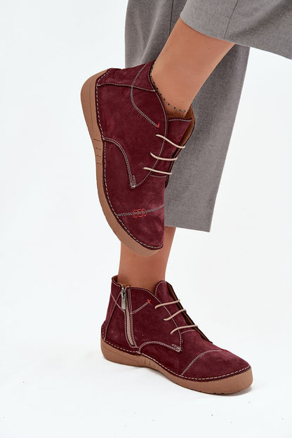 Chaussures basses femme en cuir naturel – Arteliana | Zachoo