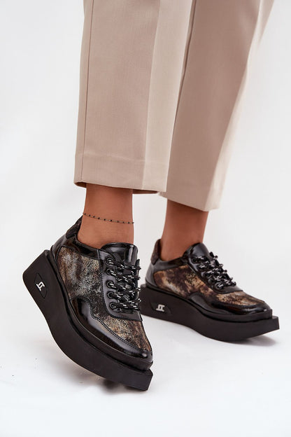 Chaussures basses femme en cuir naturel – Artisportia noir 2 | Zachoo