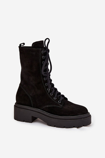 Bottines femme en daim naturel – Workelia | Zachoo