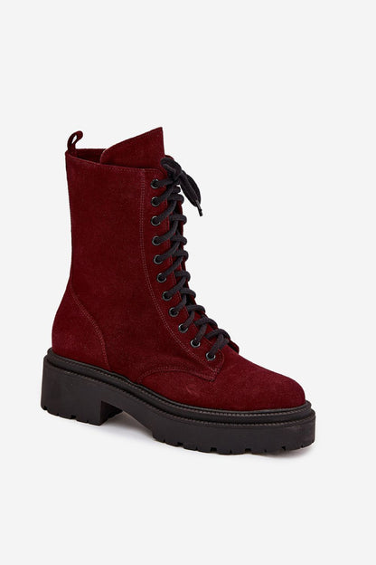 Bottines femme en daim naturel – Workelia | Zachoo