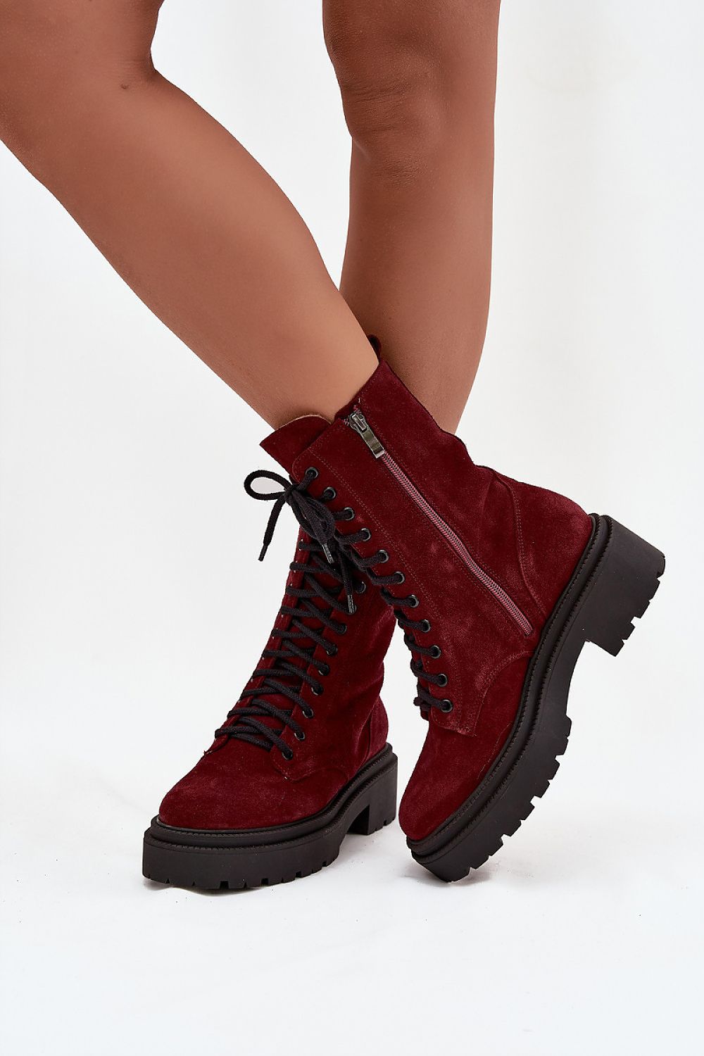 Bottines femme en daim naturel – Workelia | Zachoo