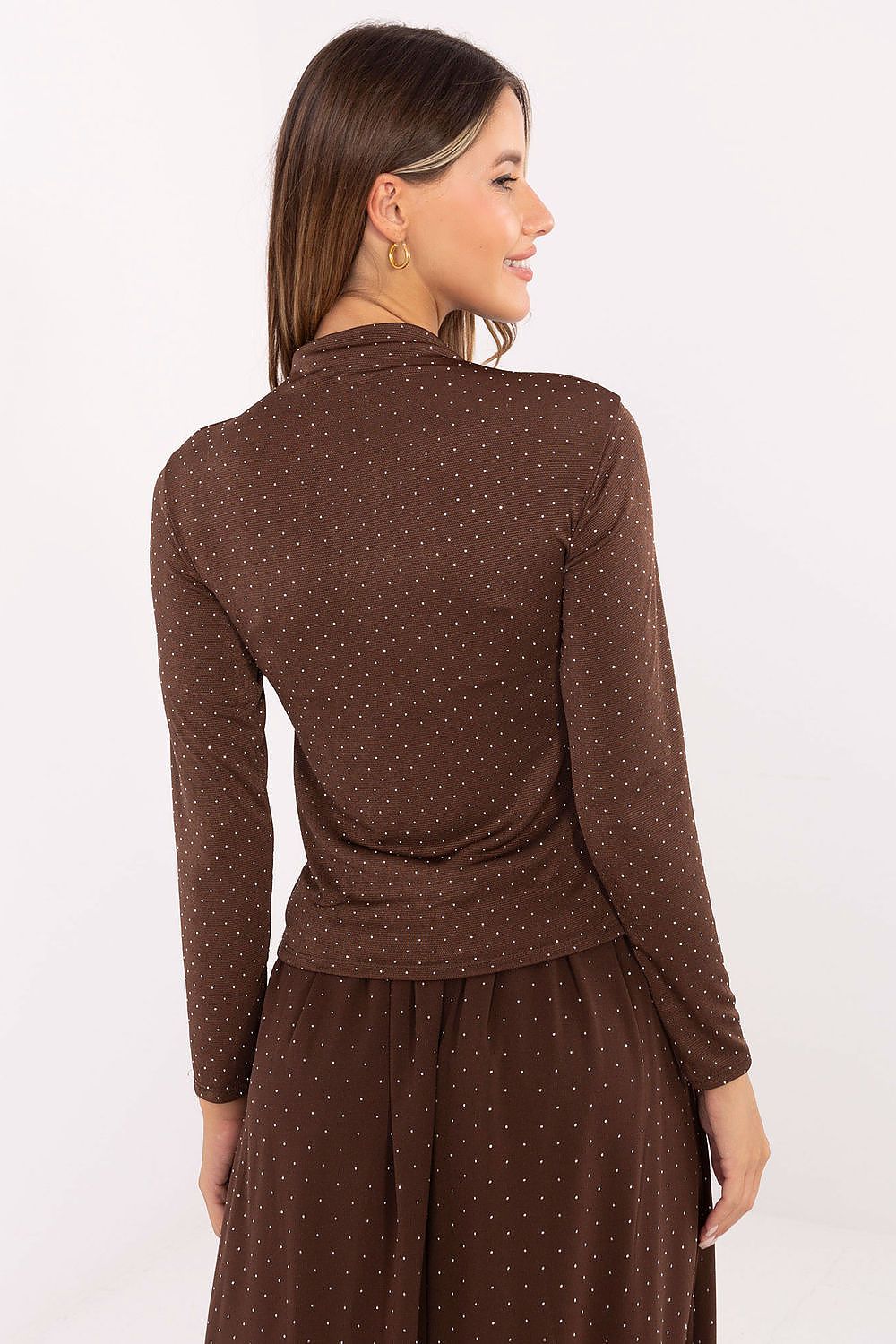 Chemisier femme col rond en viscose – Aube | Zachoo