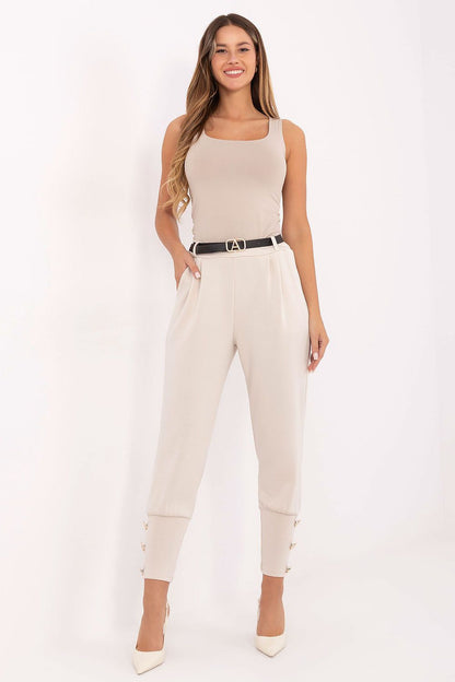 Pantalon femme fuselé – Fusellia beige 2 universelle | Zachoo