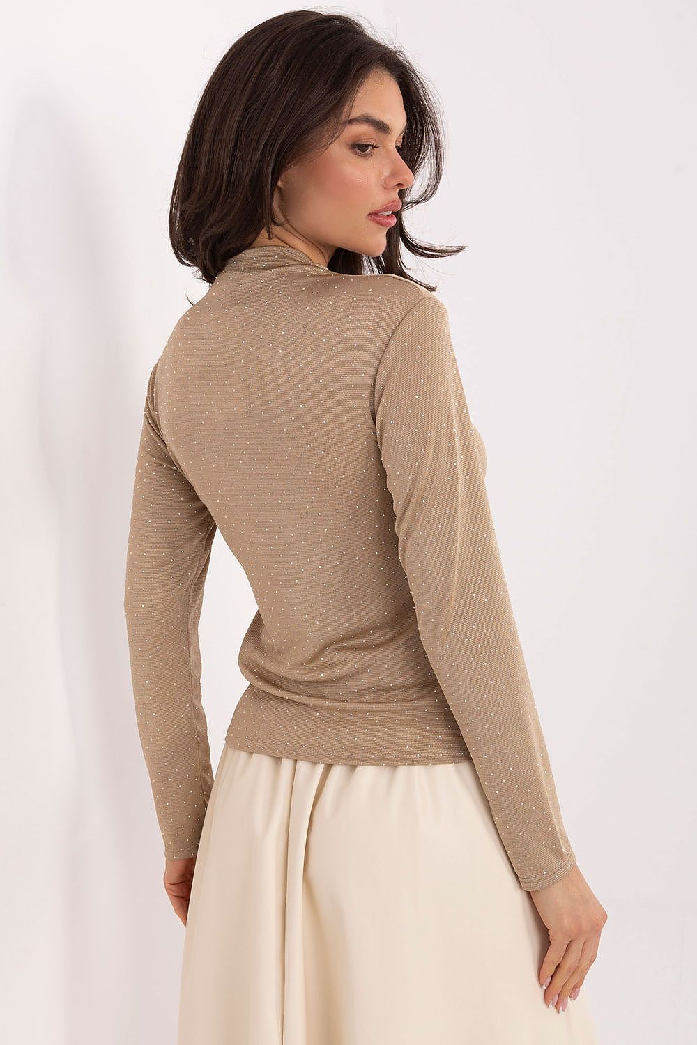 Chemisier femme col rond en viscose – Aube | Zachoo