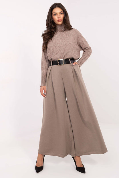Pantalon palazzo femme - Selene beige 2 universelle | Zachoo