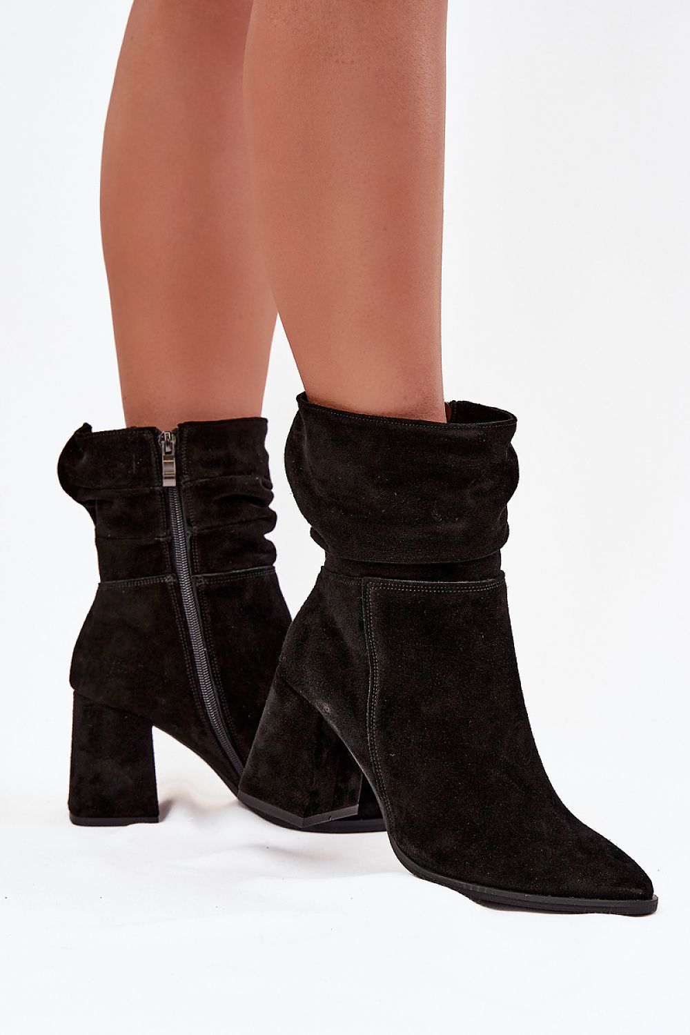 Bottines femme en daim naturel – Amandoria | Zachoo