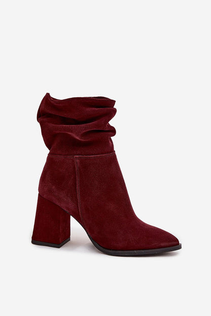 Bottines femme en daim naturel – Amandoria | Zachoo