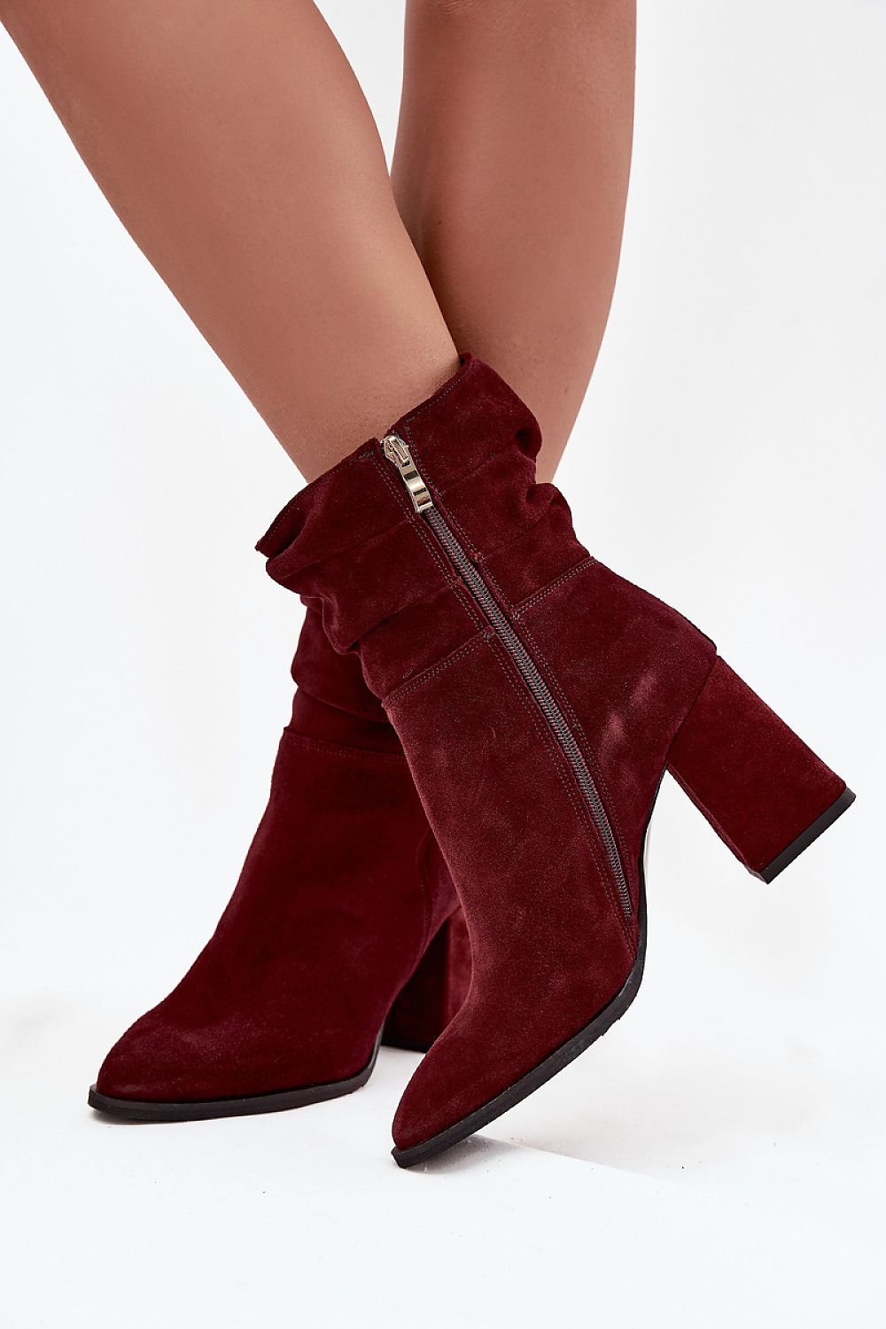 Bottines femme en daim naturel – Amandoria | Zachoo