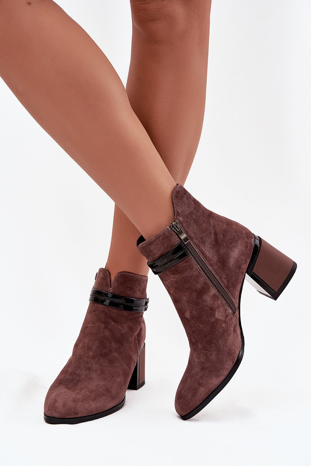 Bottines femme en daim naturel – Daimessia | Zachoo