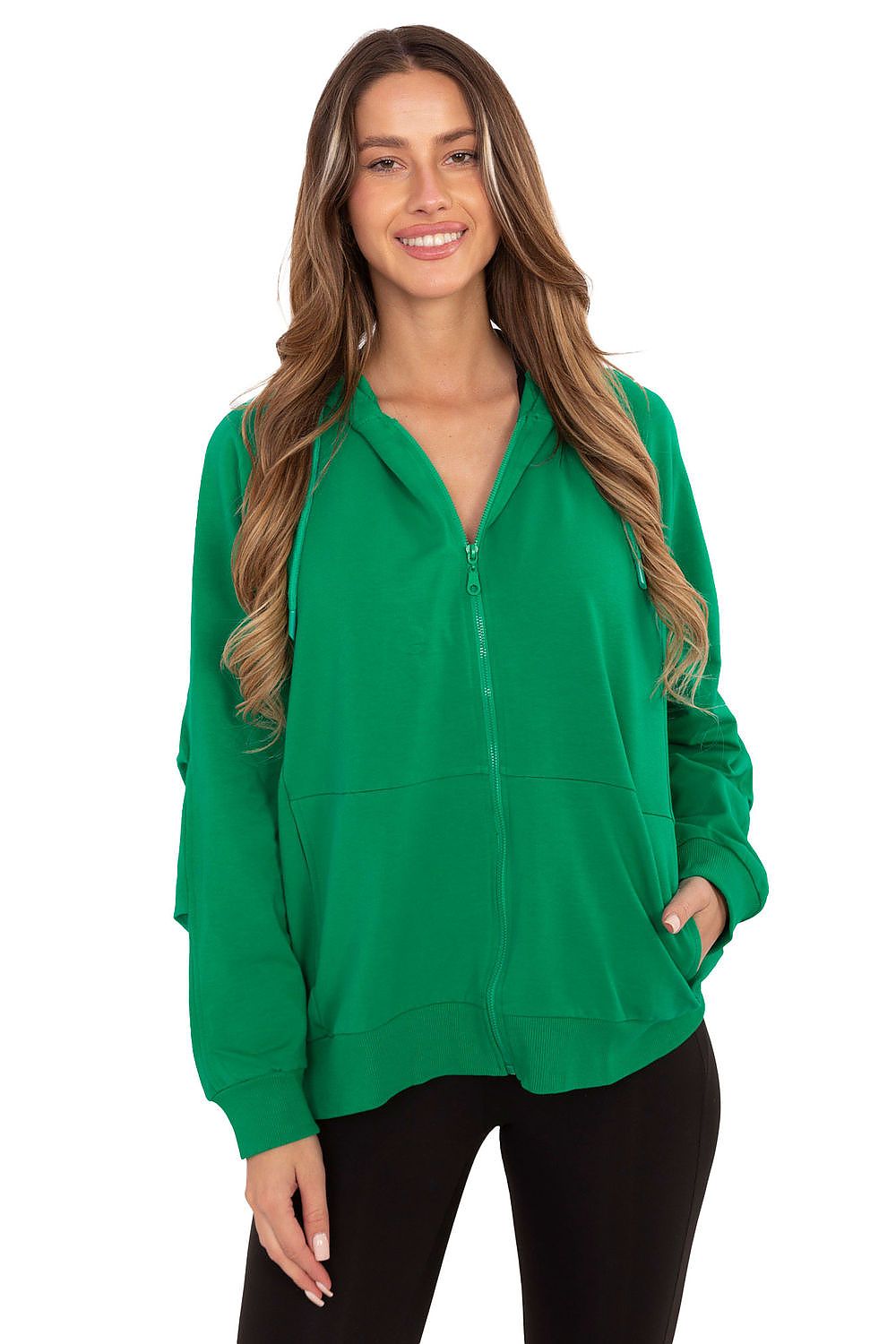 Sweat-shirt femme – Novara vert universelle | Zachoo