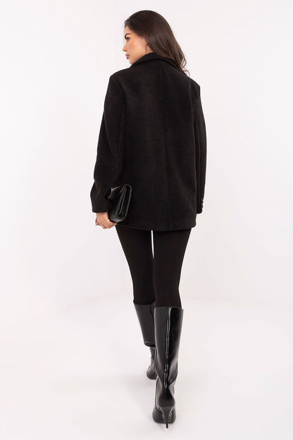 Manteau femme élégant en boucle – Liora | Zachoo