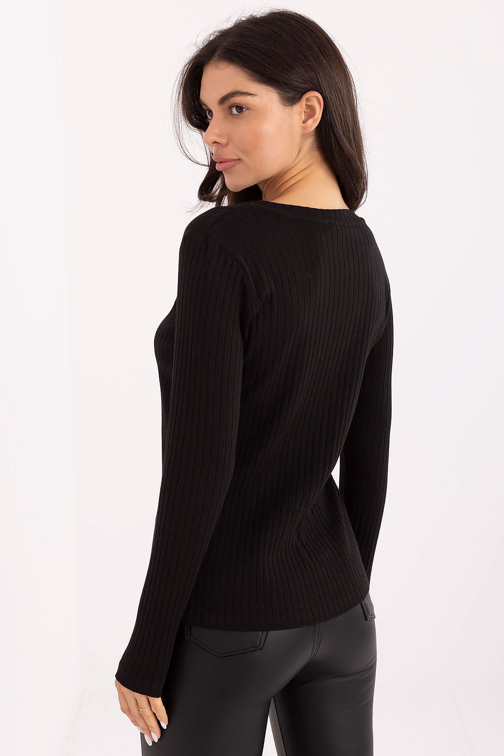 Chemisier femme en coton côtelé cœur – Elyna | Zachoo