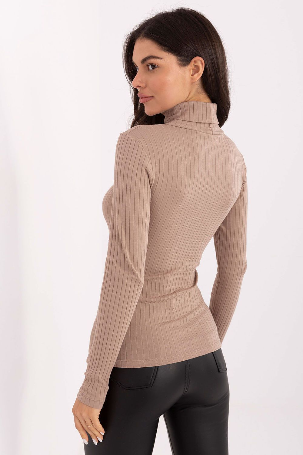 Col roulé femme en coton rayé – Liora | Zachoo