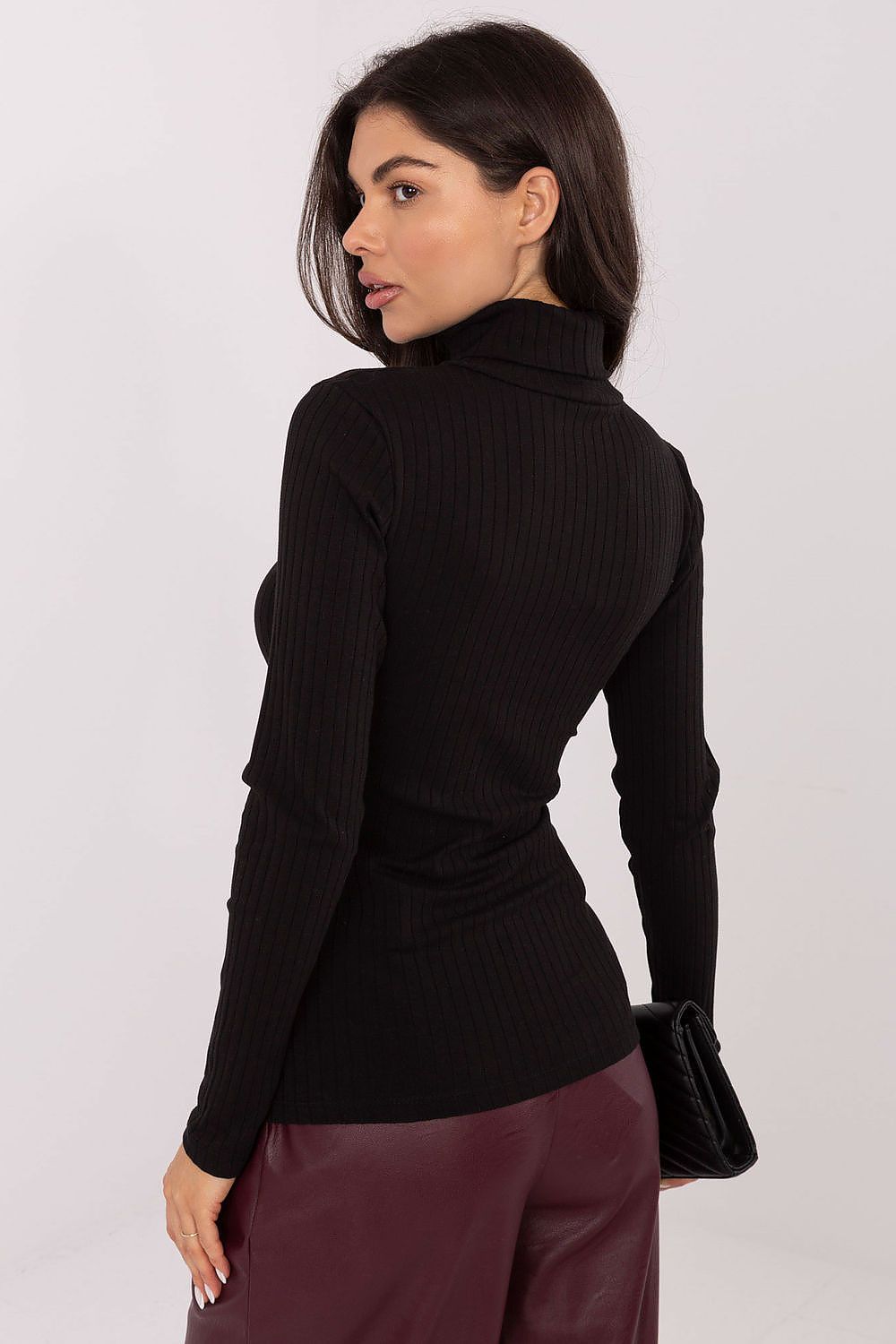 Col roulé femme en coton rayé – Liora | Zachoo
