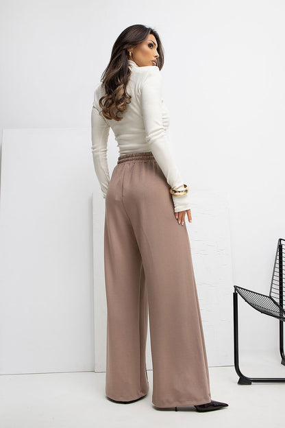 Pantalon femme palazzo jogging en viscose – Lyra | Zachoo