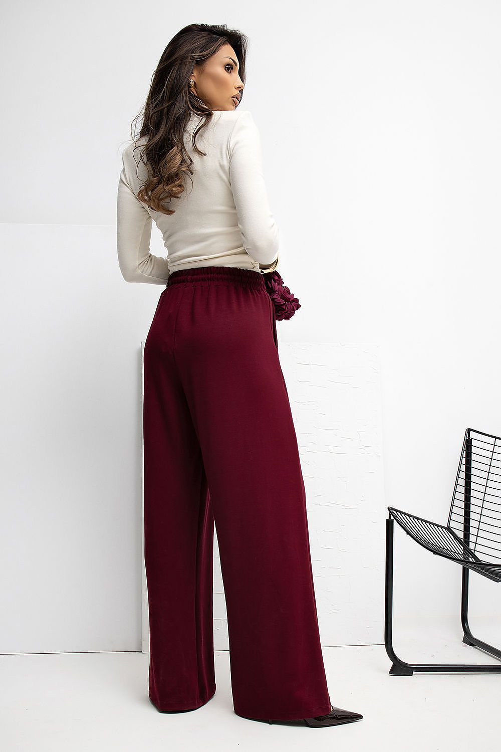 Pantalon femme palazzo jogging en viscose – Lyra | Zachoo