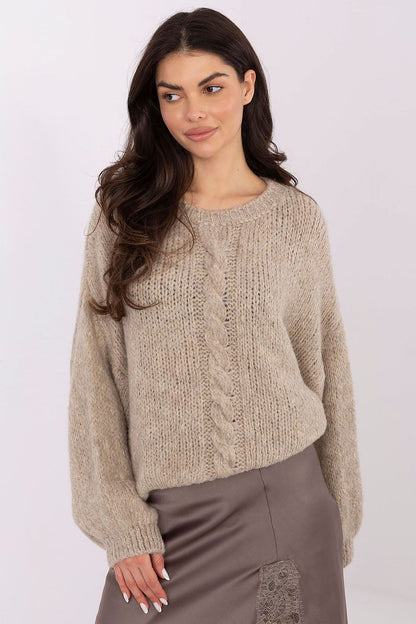 Pull femme décontracté – Lyanna beige universelle | Zachoo
