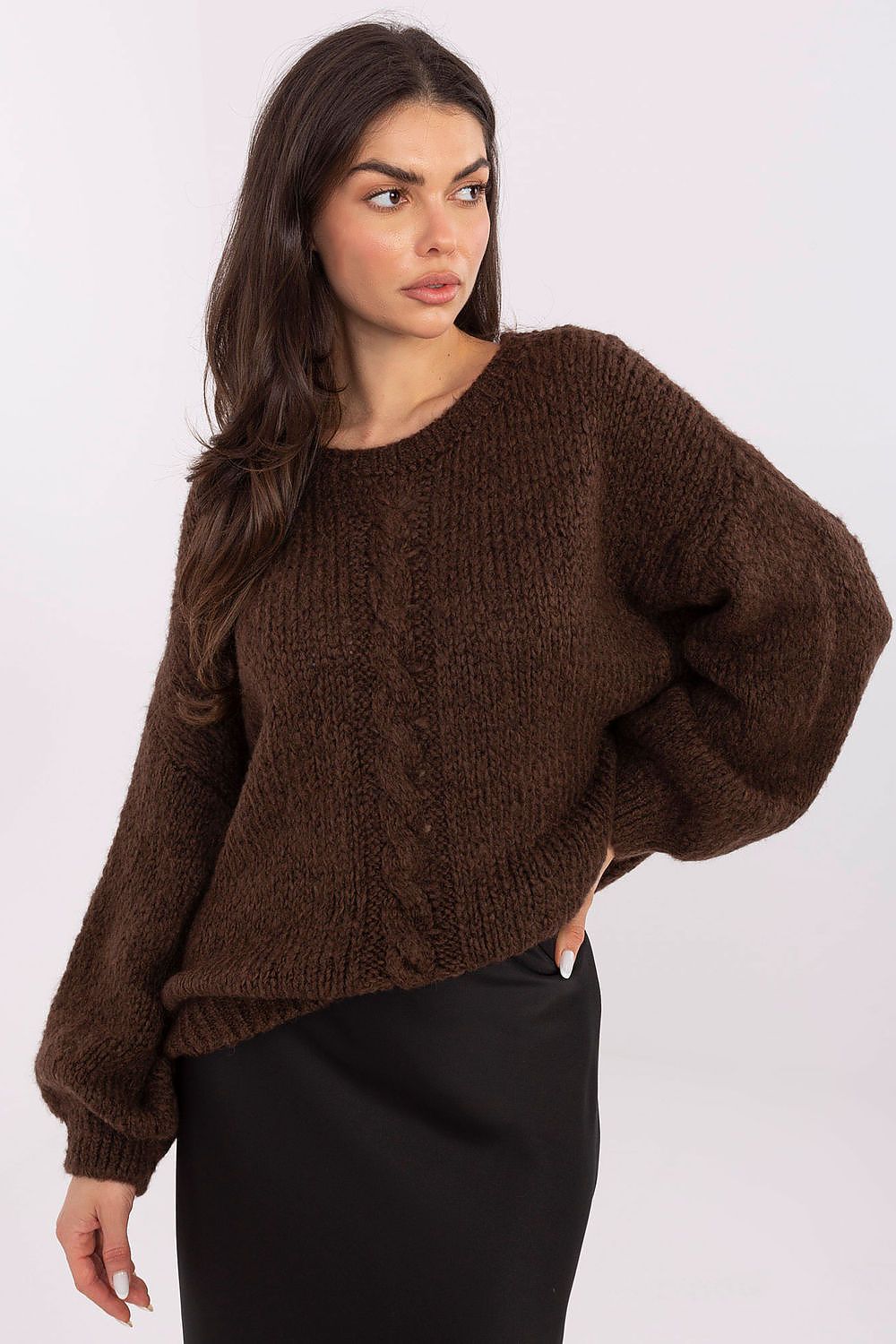 Pull femme décontracté – Lyanna brun universelle | Zachoo