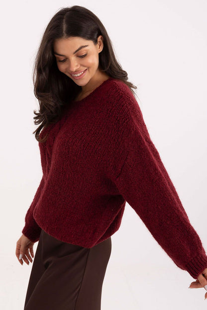 Pull femme décontracté – Lyanna rouge universelle | Zachoo