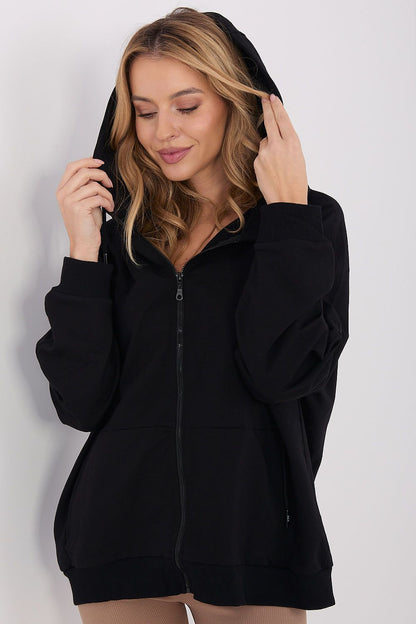 Sweat-shirt femme – Novara noir universelle | Zachoo