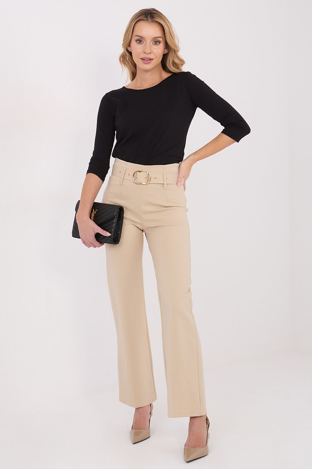 Pantalon femme élégant en viscose – Elenya | Zachoo