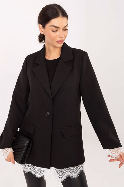 Veste femme de costume avec dentelle – Aurelia | Zachoo