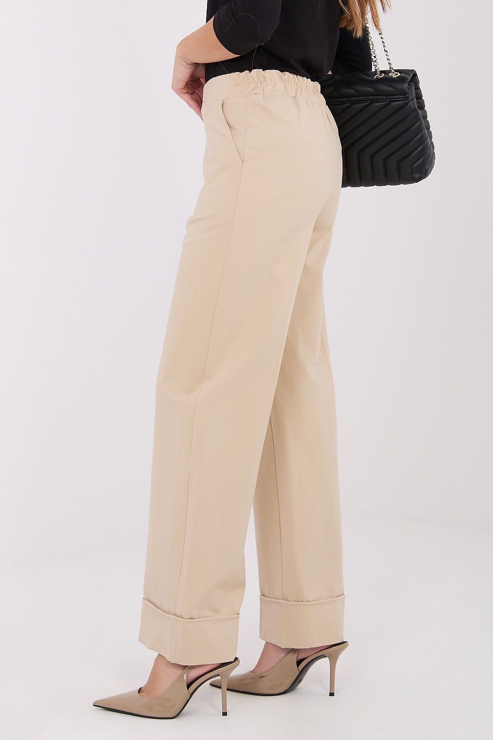 Pantalon femme coupe large en viscose – Serenya | Zachoo