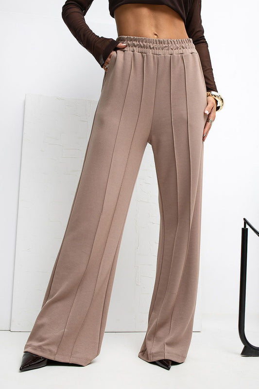 Pantalon femme de survêtement en viscose – Meliora beige | Zachoo