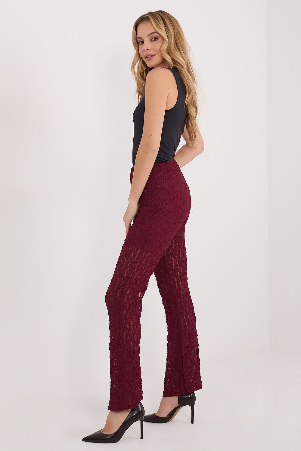 Pantalon femme élégant en viscose – Arvenia | Zachoo