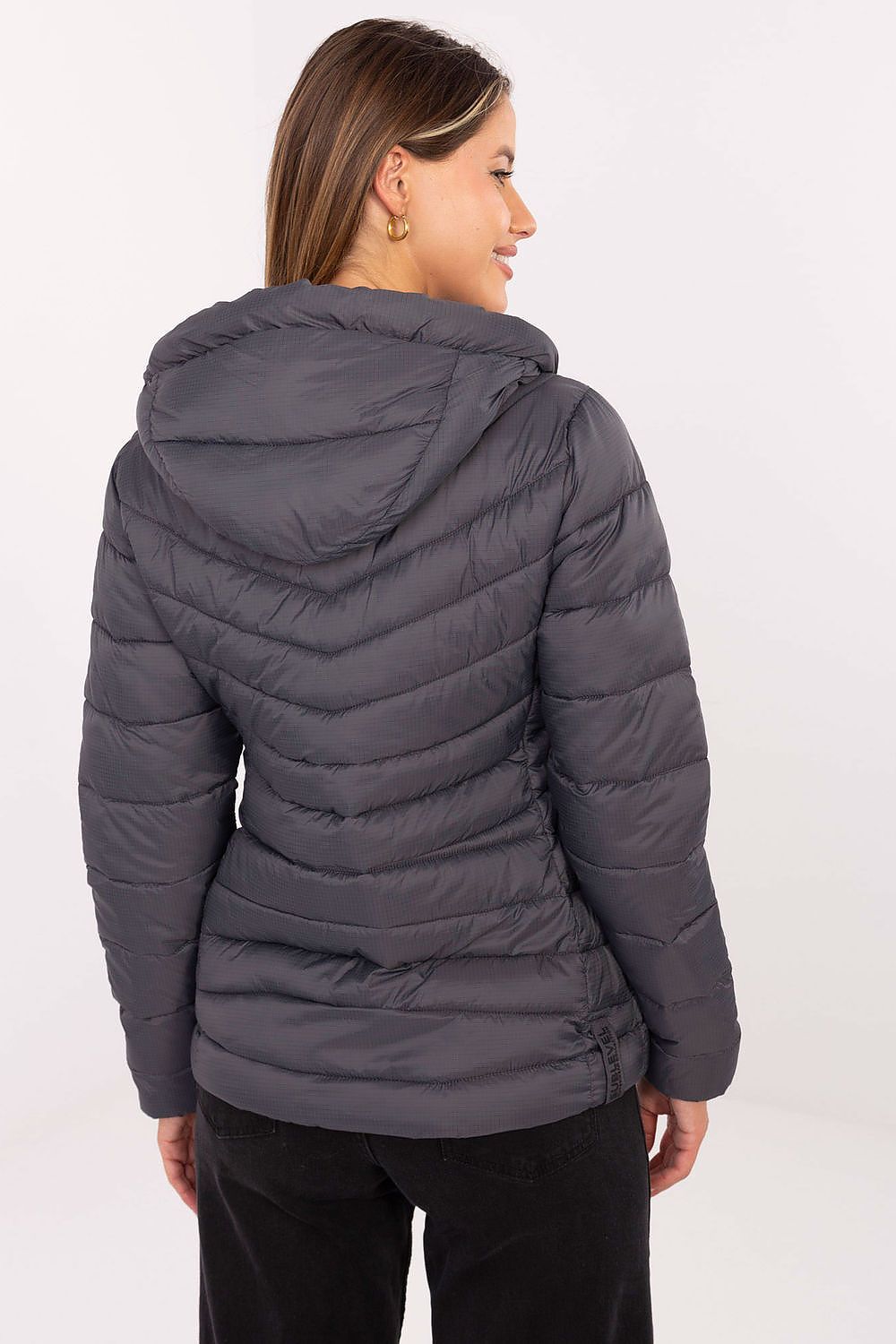 Veste femme matelassée en polyamide avec capuche – Nivara | Zachoo