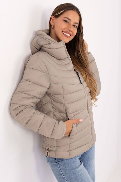 Veste femme matelassée en polyamide avec capuche – Nivara | Zachoo