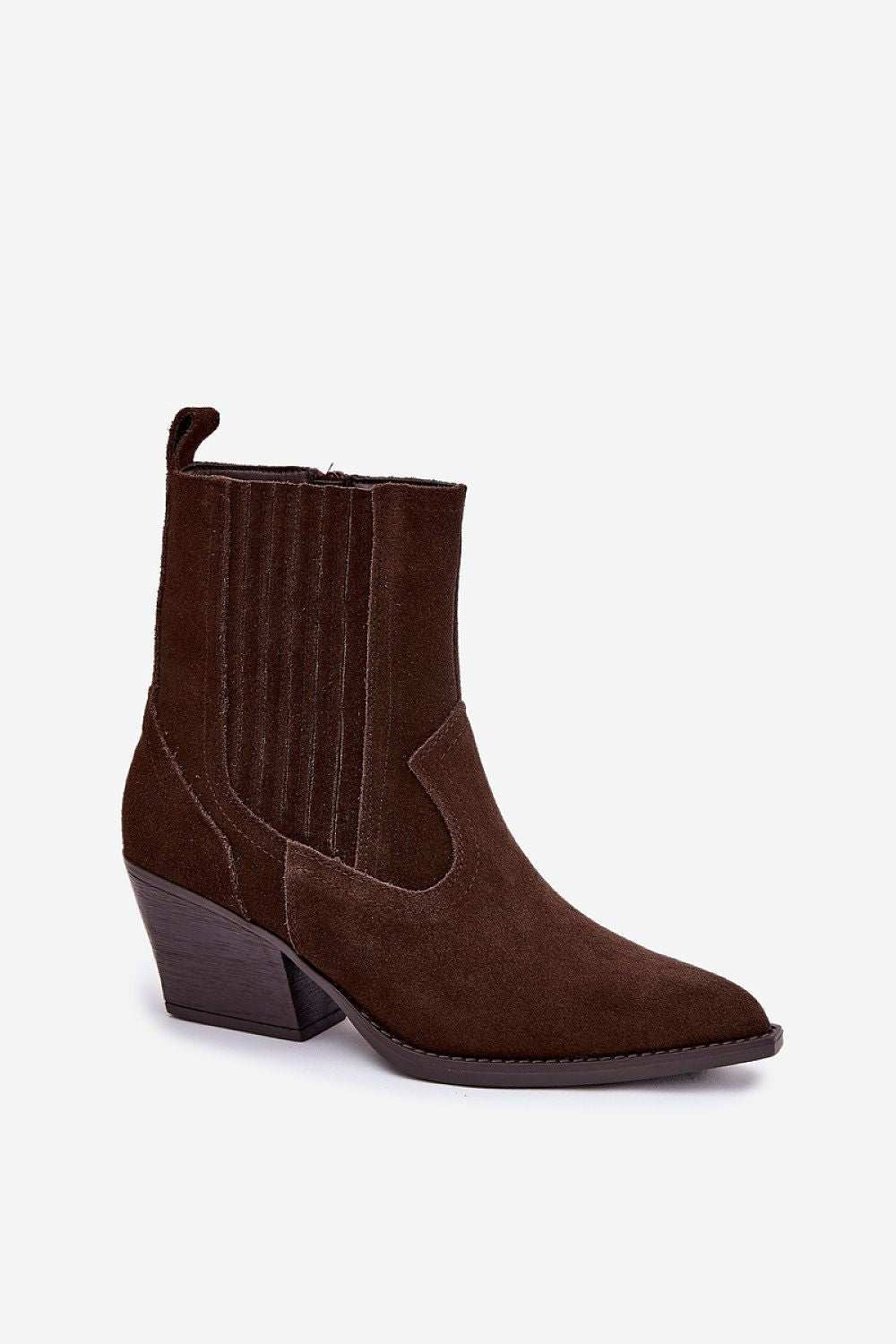 Bottines femme en daim naturel – Suedella | Zachoo
