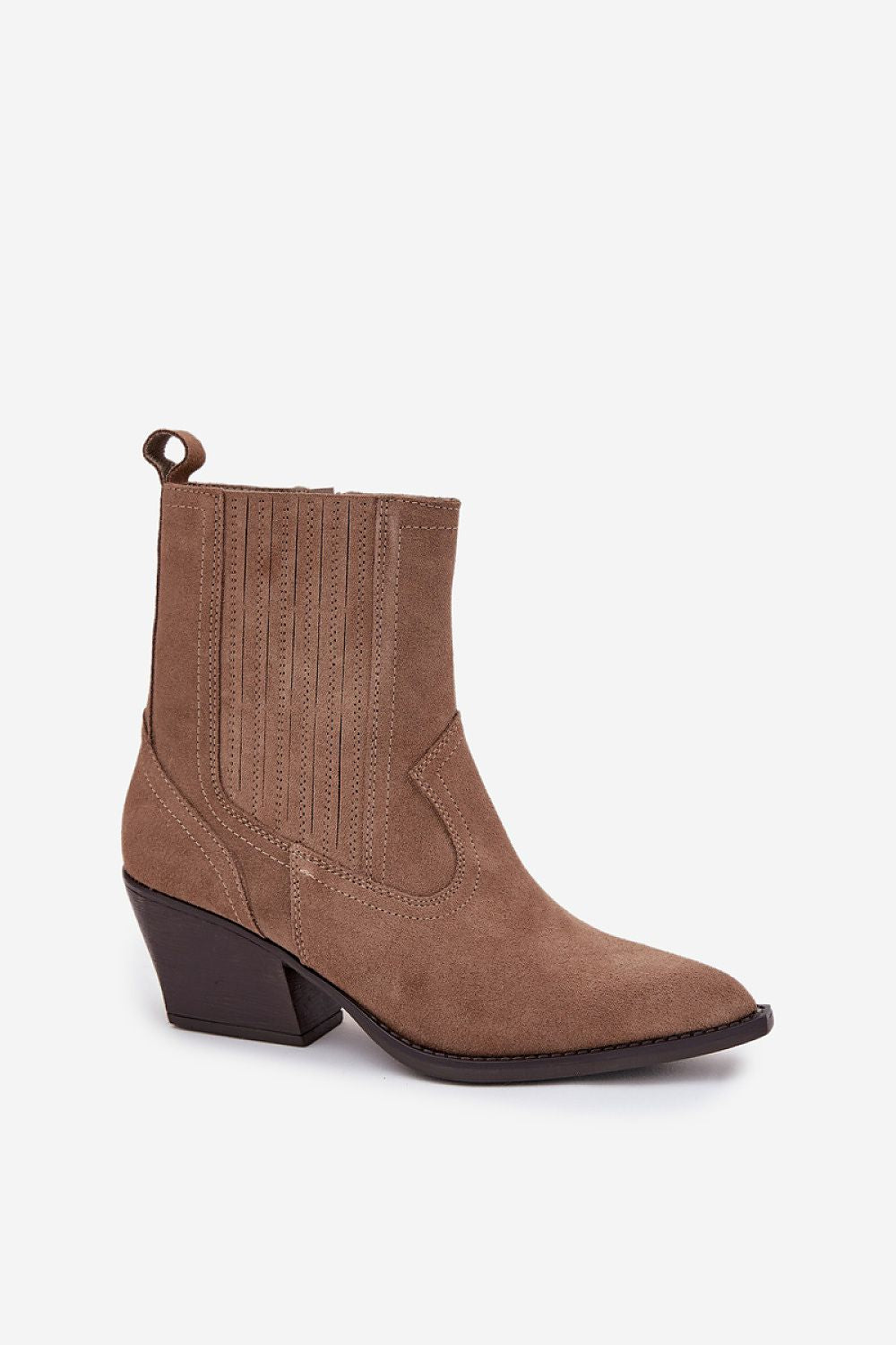 Bottines femme en daim naturel – Suedella | Zachoo