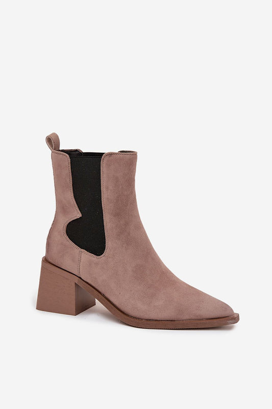 Bottines femme en daim naturel – Artiluna | Zachoo