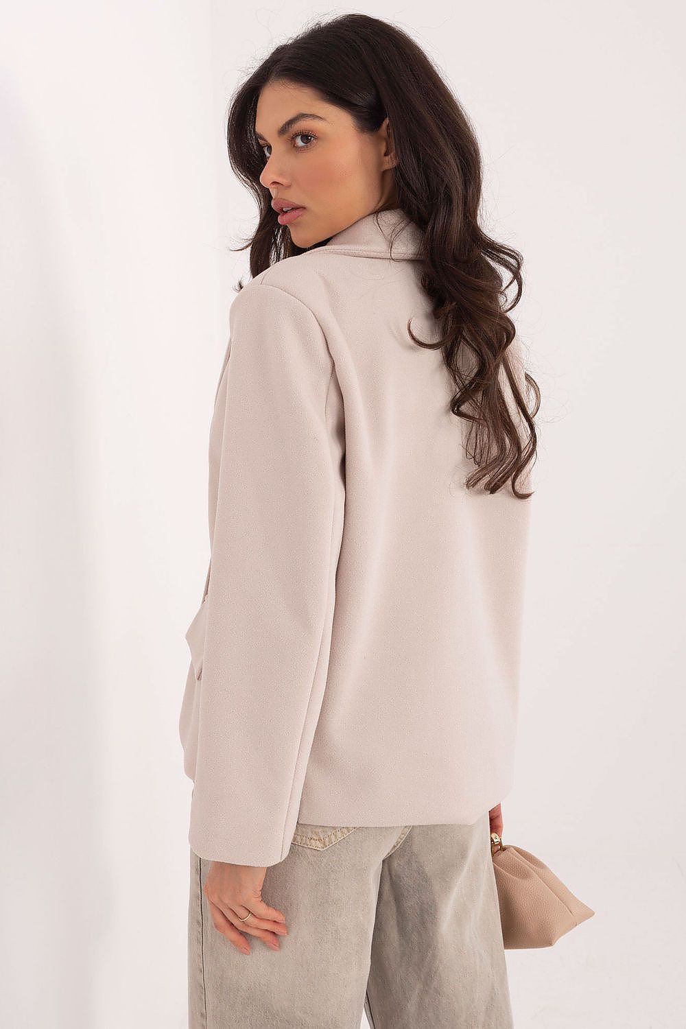 Manteau femme élégant avec revers – Elvoria | Zachoo