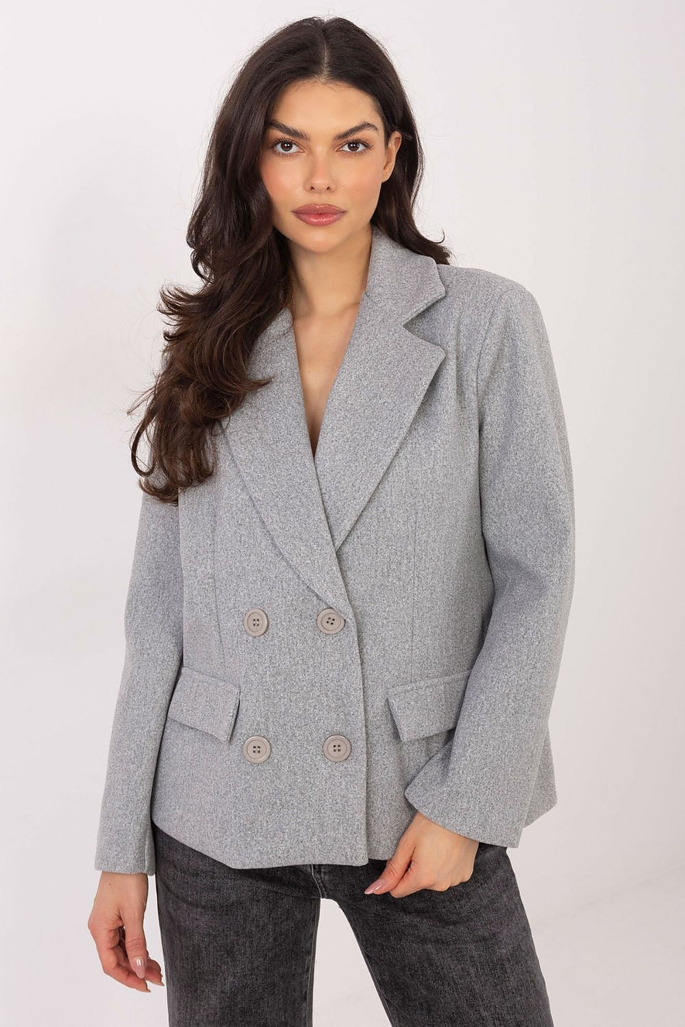 Manteau femme élégant avec revers – Elvoria | Zachoo