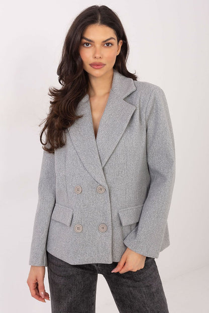 Manteau femme élégant avec revers – Elvoria | Zachoo