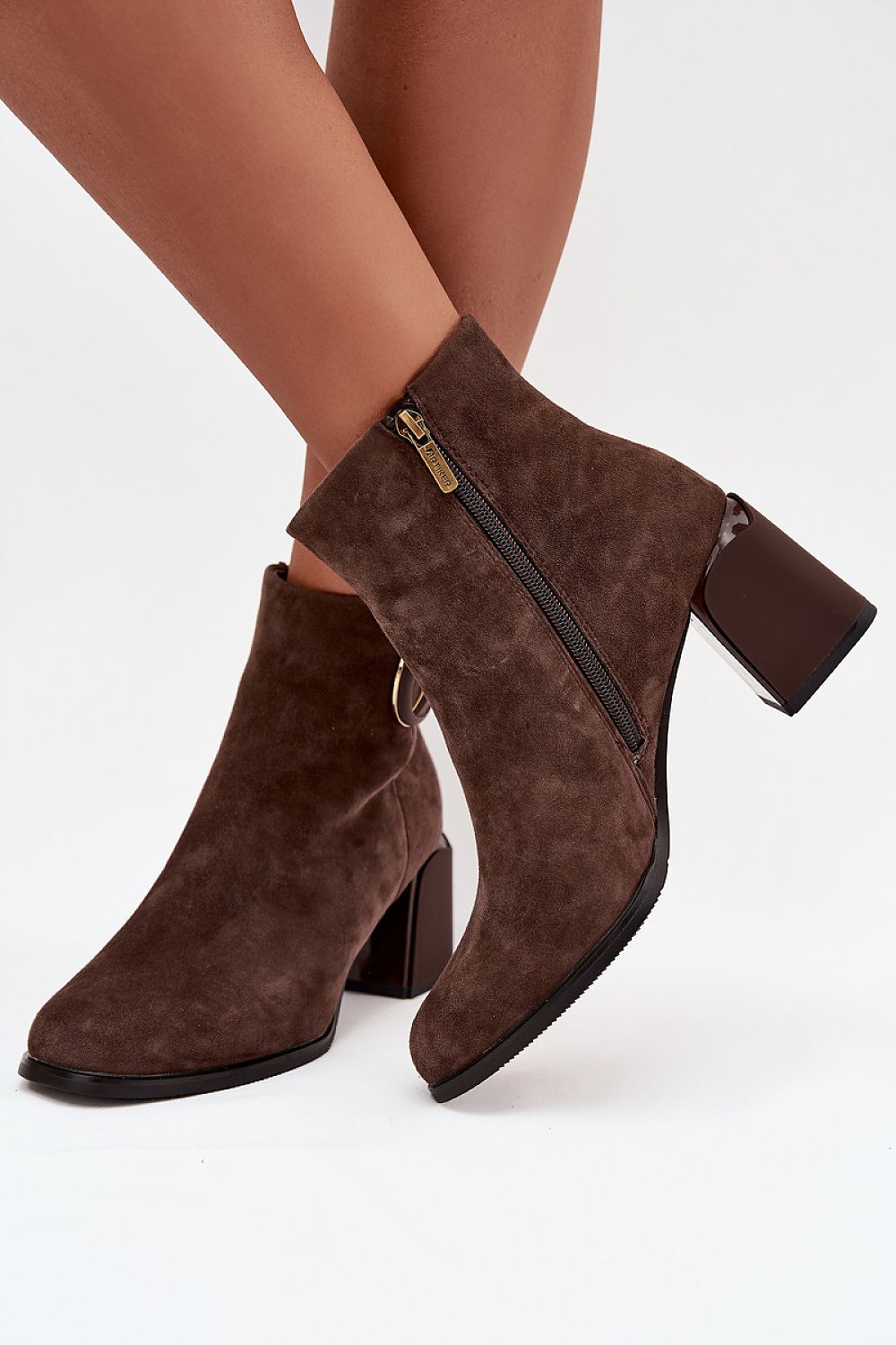 Bottines femme en daim naturel – Artellia | Zachoo