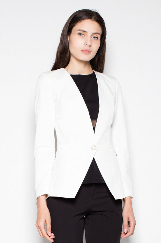 Blazer femme Lys Curve beige | Zachoo